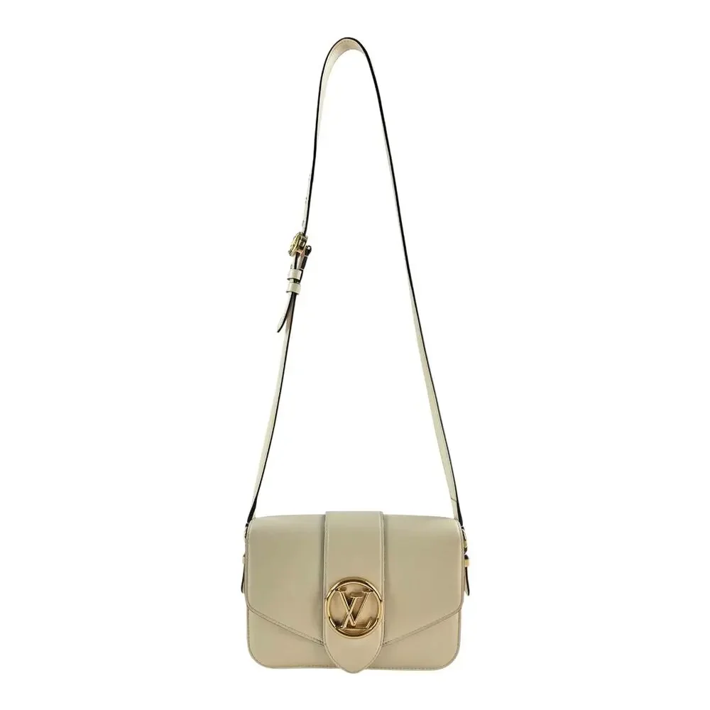 Louis Vuitton Smooth Calfskin Pont 9 Shoulder Bag